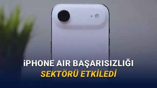 iPhone Air'ın Başarısızlığı Tüm Sektörü Etkiledi: Diğer Markalar İnce Telefonlarını İptal Ediyor!