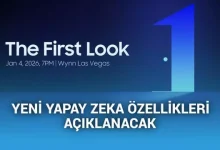 Samsung, 4 Ocak'ta "The First Look" adında bir etkinlik düzenleyeceğini açıkladı