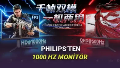 1000 Hz Yenileme Hızına Sahip Oyuncu Monitörü Duyuruldu