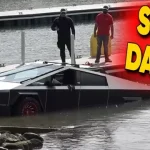 Elon Musk'ın Sözüne Güvenen Cybertruck Sahibi, Denize Daldı