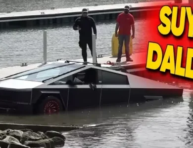 Elon Musk'ın Sözüne Güvenen Cybertruck Sahibi, Denize Daldı