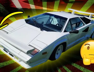 Lamborghini Countach'ların Önünde Neden Kanat Vardı?