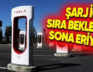 Tesla Şarj İstasyonlarına "Sanal Sıra" Geliyor