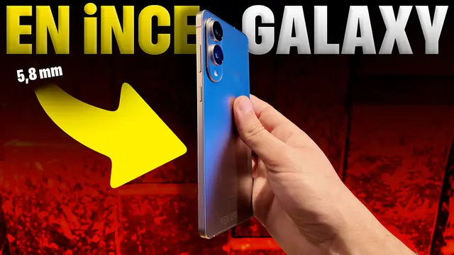 İNCE TELEFON DEVRİMİ BAŞLADI: Galaxy S25 Edge Elimizde!