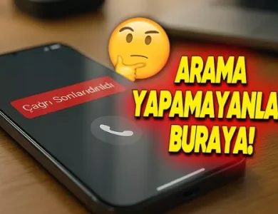 Telefonda Arama Yapamama, Çağrı Sonlandırıldı Hatası Çözümü