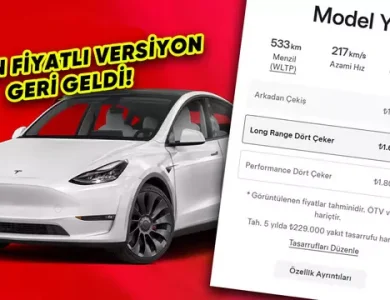 Tesla, Uygun Fiyatlı Model Y Satışlarını Yeniden Başlattı 16 Tesla, Uygun Fiyatlı Model Y Satışlarını Tekrar Başlattı
