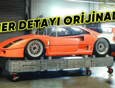 Bir YouTuber, Kendi Ferrari F40'ını Yapmaya Başladı