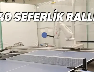 Google, Masa Tenisi Oynayan Robot Geliştirdi [Video]