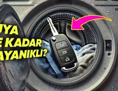 Çamaşır Makinesinde Yıkanan Araba Anahtarı Çalışır mı?