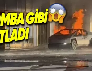 Bir Cybertruck, Bomba Gibi Patladı! [Video]