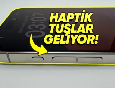 Apple, Haptik Tuşlara Haiz iPhone Üstünde Çalışıyor 15 Apple, Haptik Tuşlara Sahip iPhone Üzerinde Çalışıyor