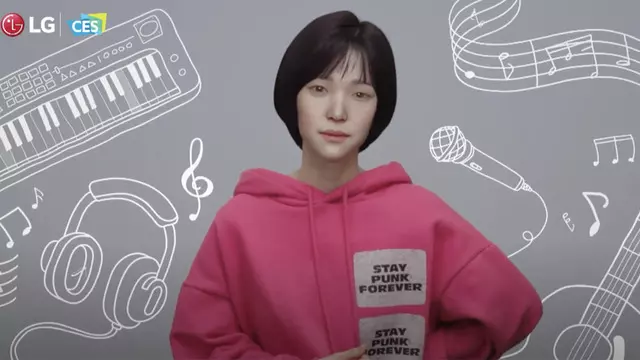 LG, CES 2021'de Sanal Bir Fenomen Kullandı