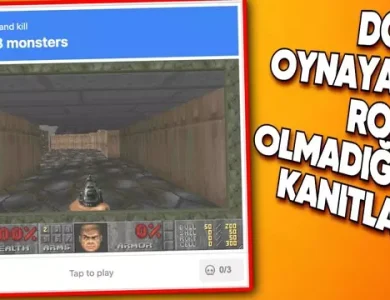 DOOM, Şimdi de CAPTCHA Testinde Oynanabiliyor!
