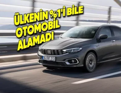 Ülkenin %1'i Bile Yeni Otomobil Alamadı