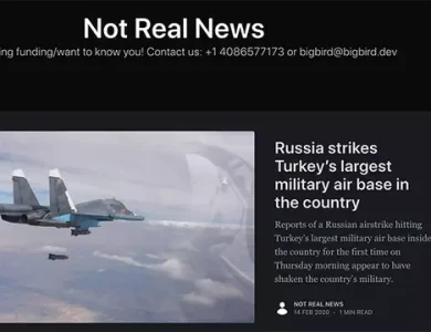 Yapay Zeka ile Sahte Haberler Yazan Bir Site Kuruldu