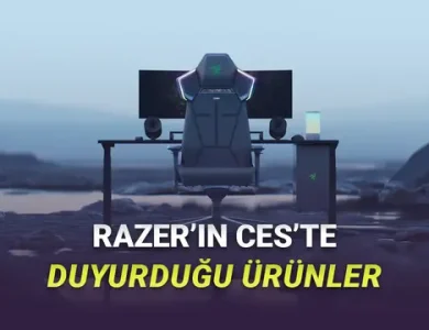 Razer, CES 2026'da Şov Yaptı: Hoparlörlü Oyuncu Koltuğu, Kameralı Kulaklık ve Dahası...